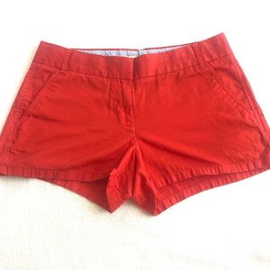 ❤️cherry red Jcrew shorts ❤️